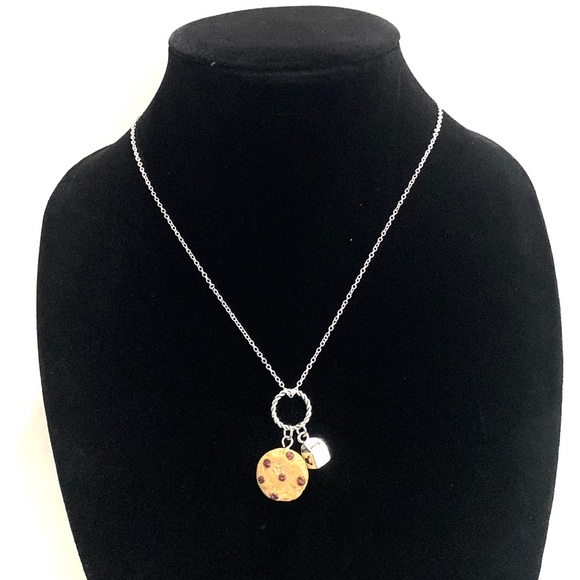 Chocolate Chip Cookie Charm Necklace - Picture 3 of 6